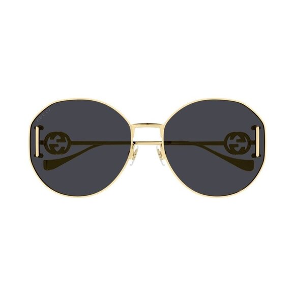 NWT GUCCI SUNGLASSES WOMEN GOLD/GRAY EYEWEAR GUCCI main image 4